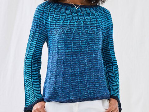 PULLI DOMINIQUE Strickschrift …MIT RUNDPASSE GESTRICKT