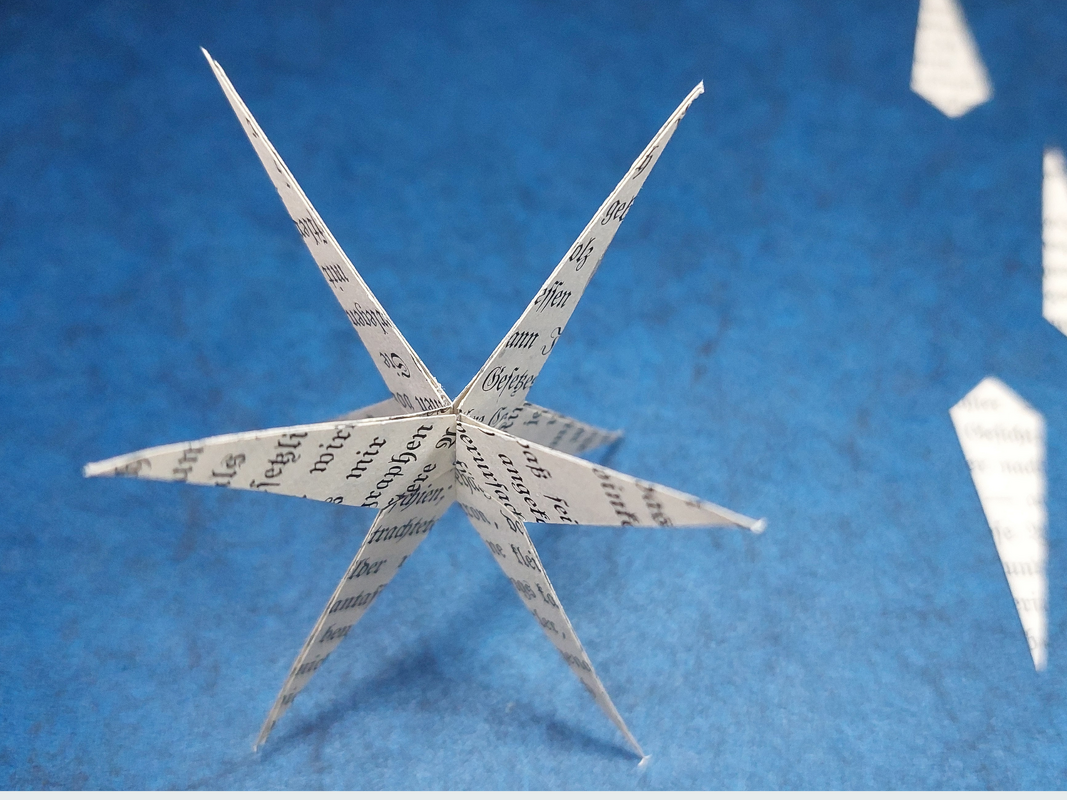 3D-Stern aus Papier