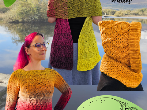 Trinity 3-in-1: Pullover, Schal und Kapuze