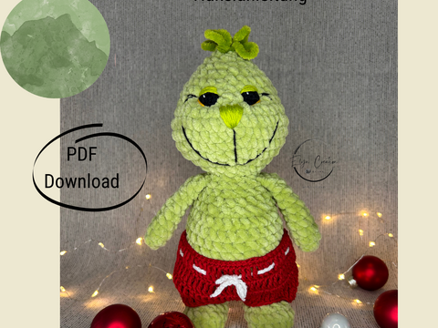 Häkelanleitung Muffel Noel, PDF zum Download