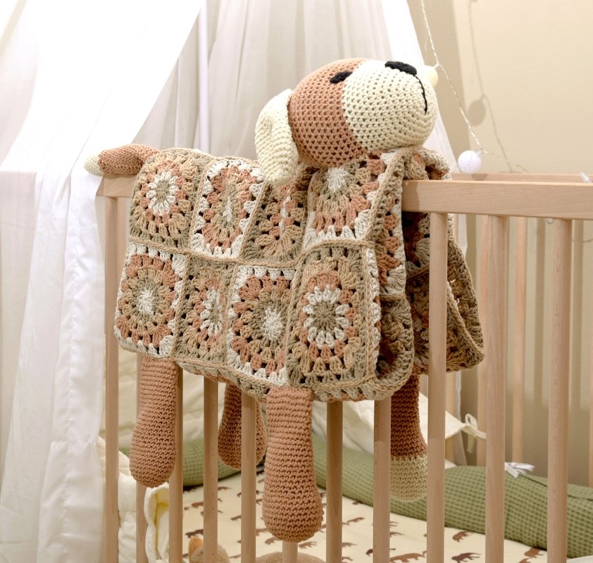 Häkeldecke „Hund“