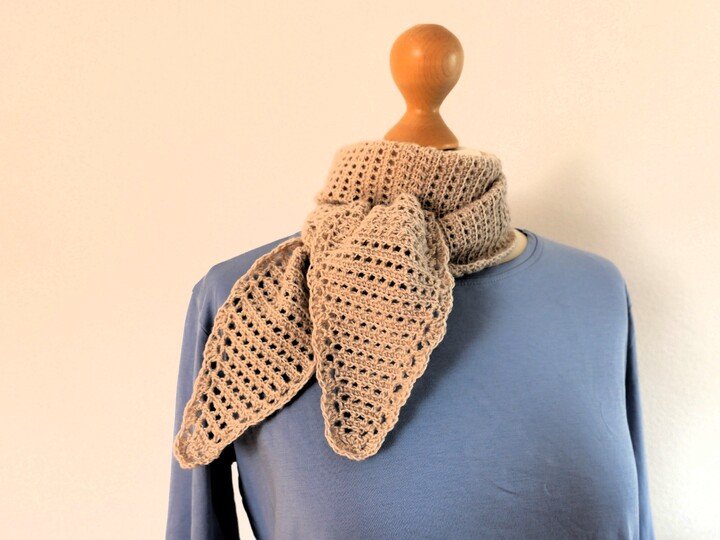 Häkelanleitung Minischal Regina