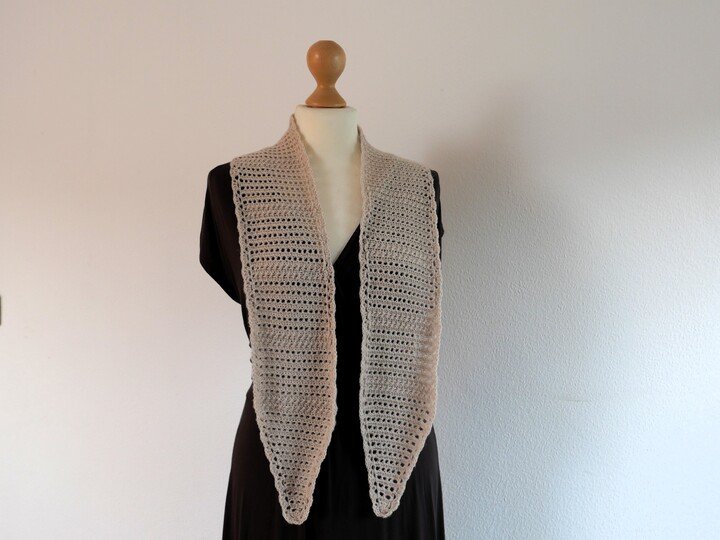 Häkelanleitung Minischal Regina