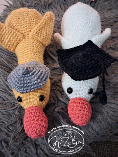 Agate & Alfred - Häkelanleitung für eine vielfältige Ente/Gans