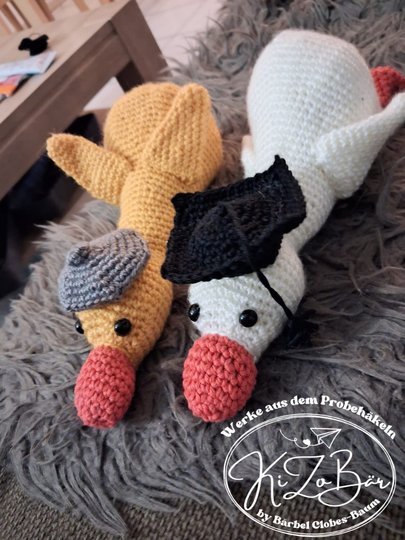 Agate & Alfred - Häkelanleitung für eine vielfältige Ente/Gans