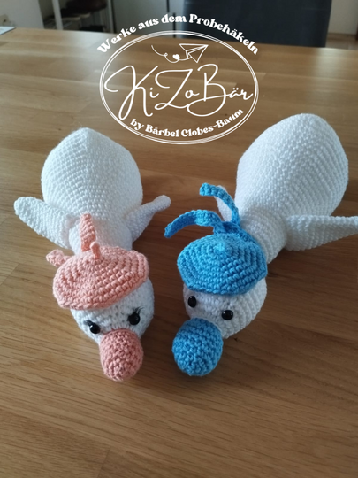 Agate & Alfred - Häkelanleitung für eine vielfältige Ente/Gans