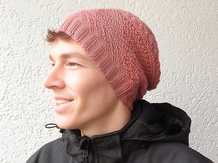 Mütze "La,La,Lando" Mustermix stricken, Gr. S-L