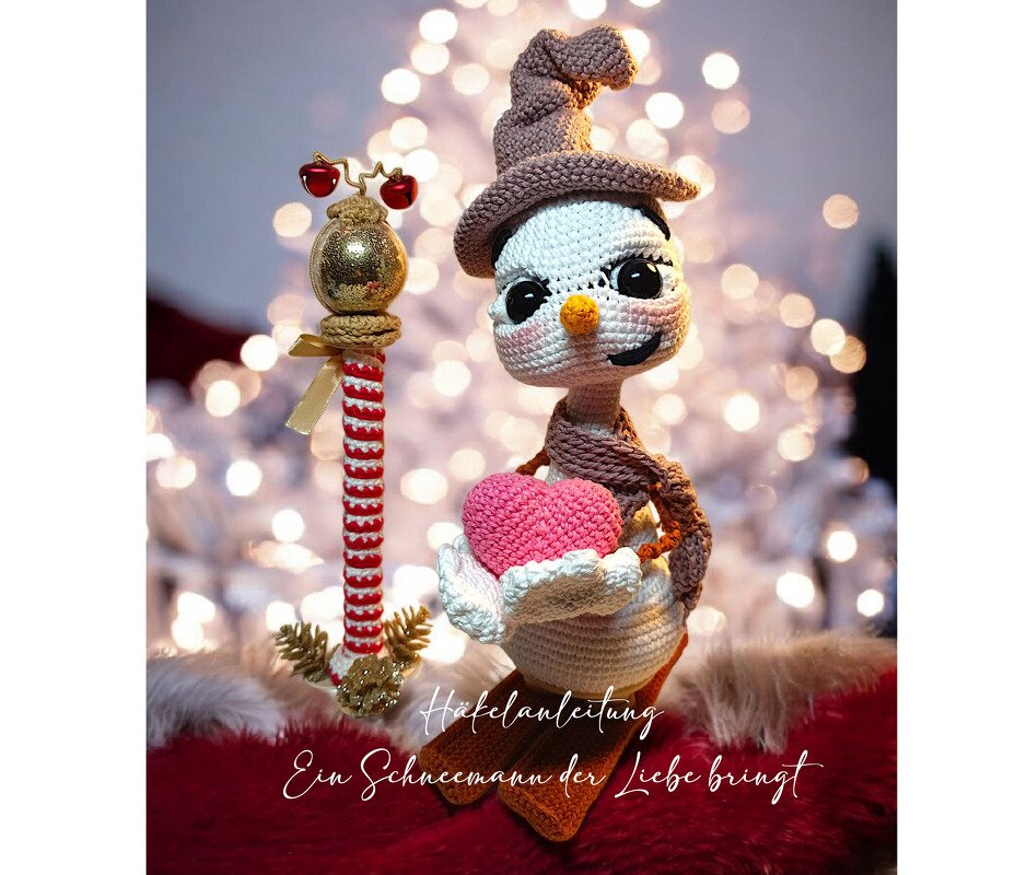 Ein Schneemann der Liebe bringt
