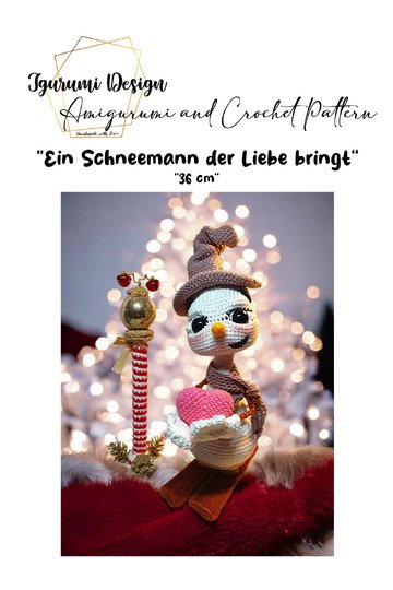 Ein Schneemann der Liebe bringt