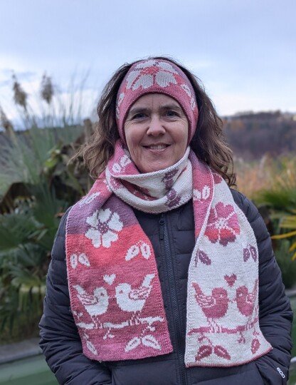 Kuschelschal "Love Birds" - Doubleface Strickanleitung