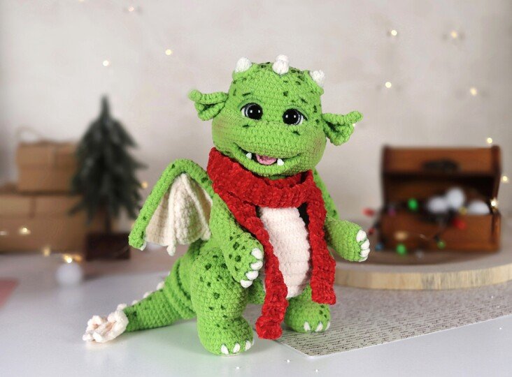 Crochet Pattern: Dragon (with video)