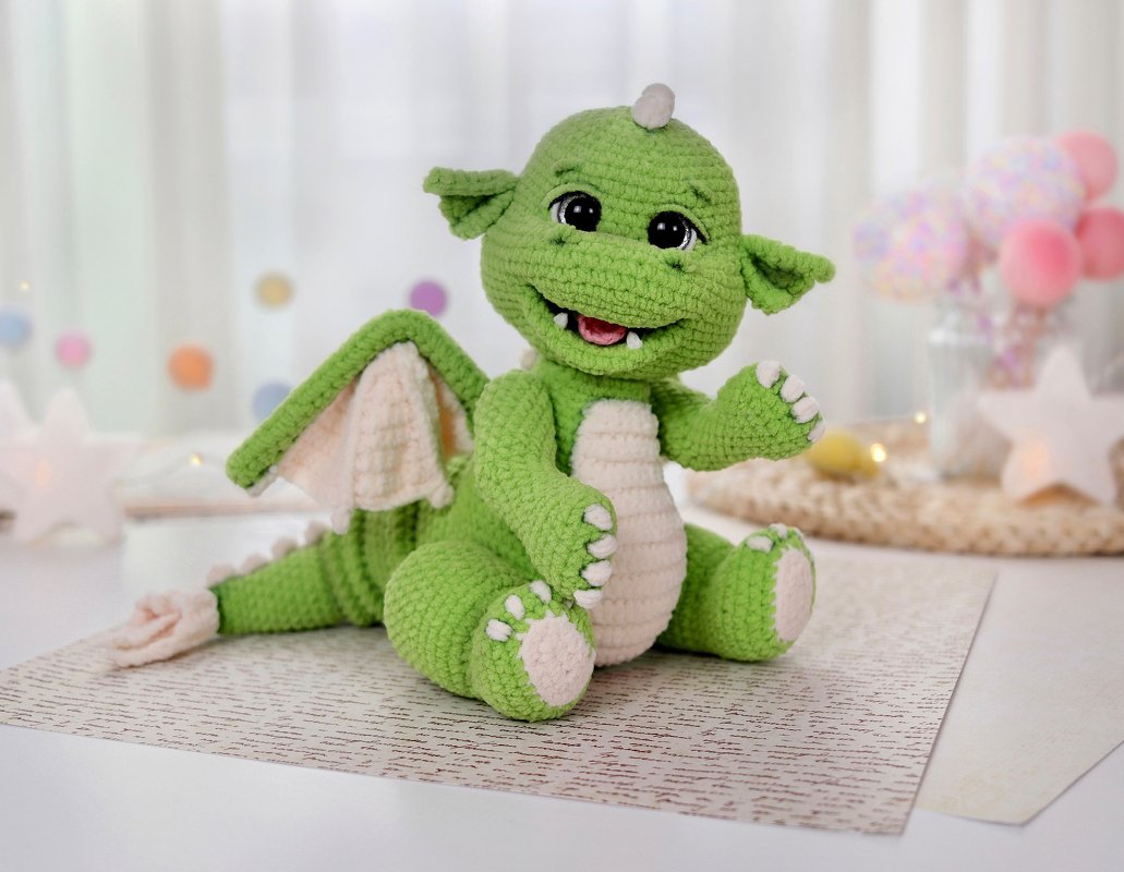 Crochet Pattern: Dragon (with video) - Image 10