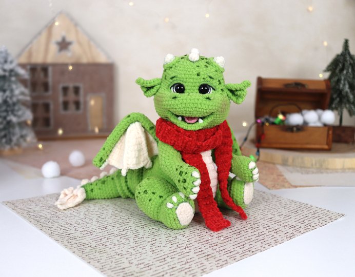Crochet Pattern: Dragon (with video)