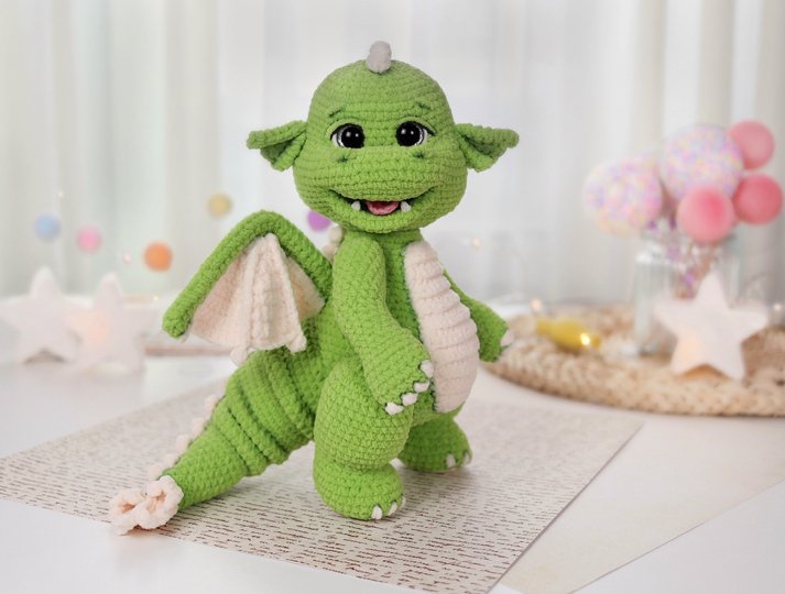 Crochet Pattern: Dragon (with video)