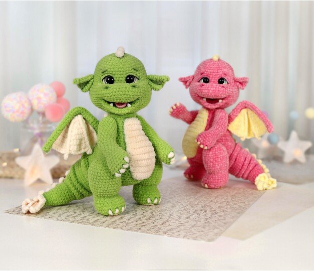 Crochet Pattern: Dragon (with video)