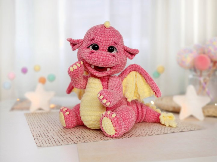 Crochet Pattern: Dragon (with video)