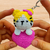 Amigurumi Cat & Heart Keychain Crochet Pattern PDF + Video Tutorial