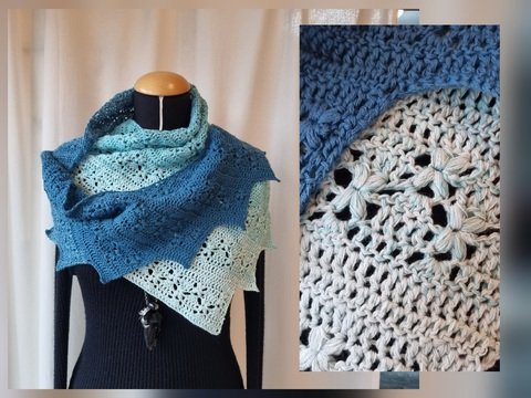 Häkelanleitung Drachenschal Sezkas No 3