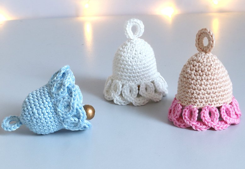 “Aurelia” bell in 3 sizes – ornament, table decoration, gift tag