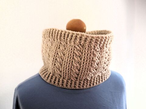 Häkelanleitung Kragenschal Tanja