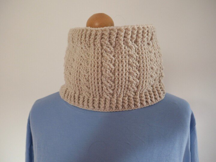 Häkelanleitung Kragenschal Tanja