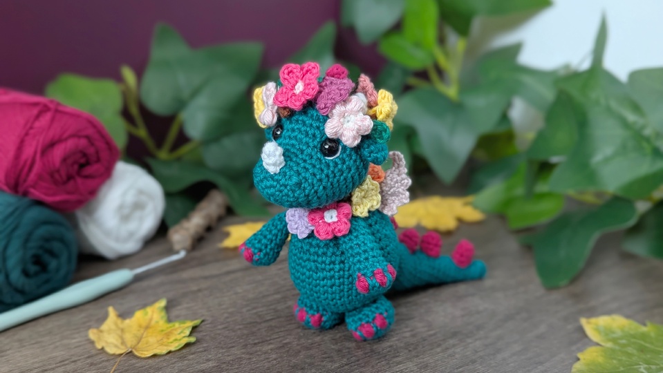 Crochet Dragon - Amigurumi Crochet Pattern (in ENG, DE)