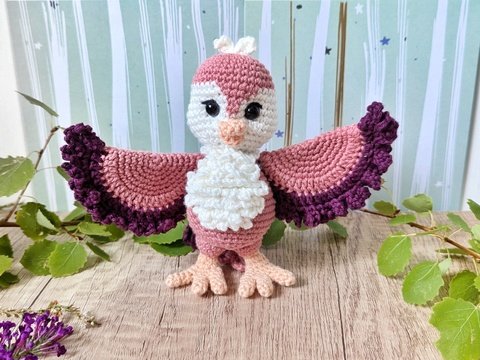 Häkelvogel - Amigurumi Häkelanleitung (in DE, ENG)