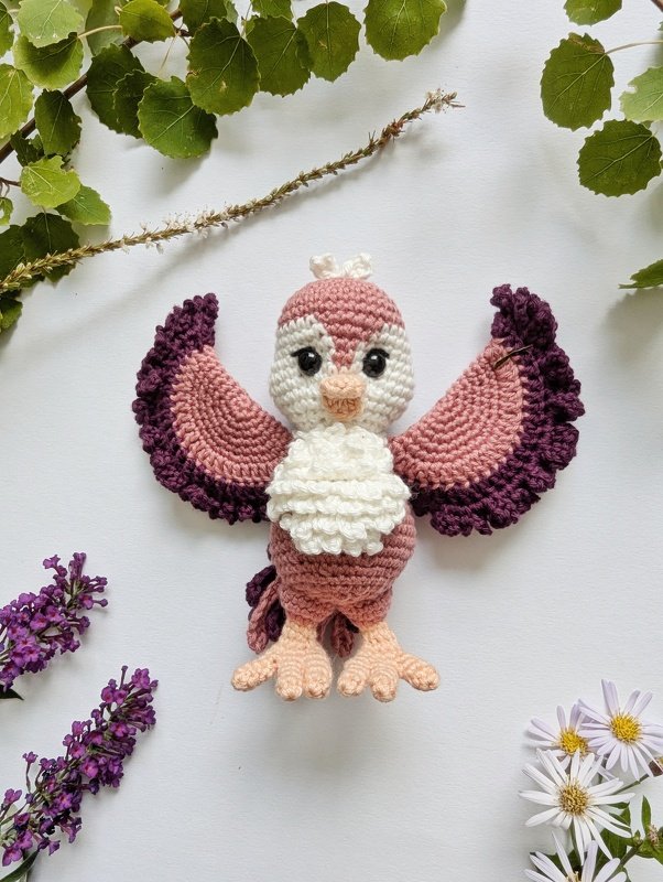 Häkelvogel - Amigurumi Häkelanleitung (in DE, ENG) - Bild 4