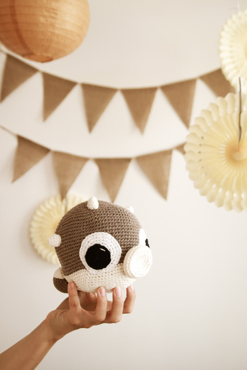 Häkelanleitung Amigurumi Ferdinand der Kugelfisch deutsch DIY the cozy hook