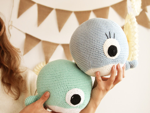 Häkelanleitung Wal Gunnar Wal häkeln einfaches Amigurumi DIY the cozy hook
