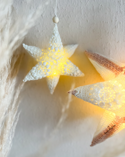 Häkelanleitung 3D Granny Stern im Boho-Look