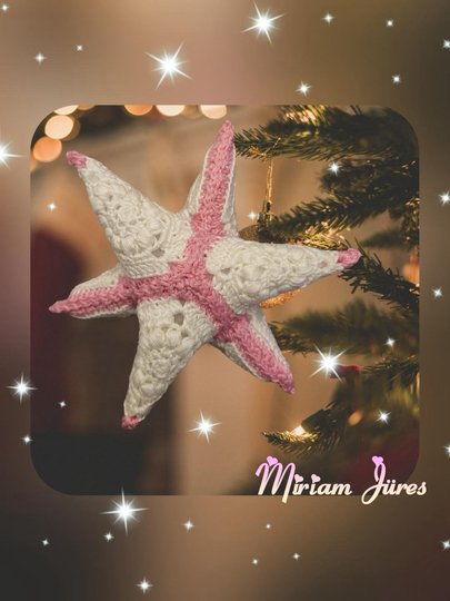 Häkelanleitung 3D Granny Stern im Boho-Look