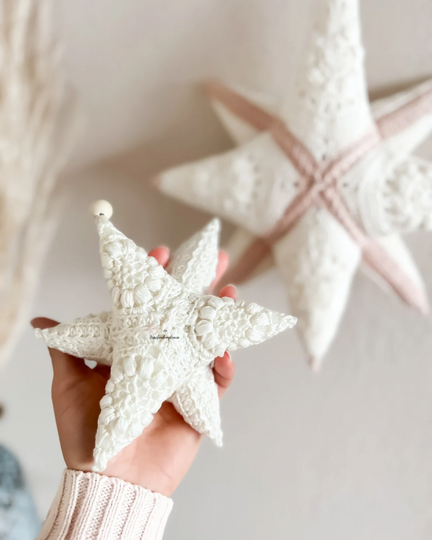 Häkelanleitung 3D Granny Stern im Boho-Look