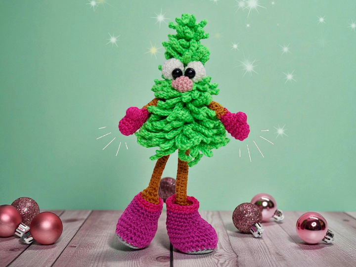 Weihnachtsbäume ,,TO GO'' - Häkelanleitung