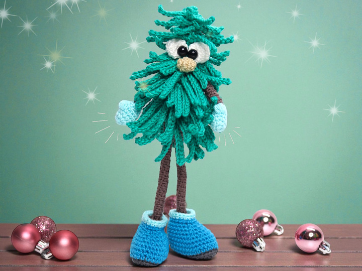 Weihnachtsbäume ,,TO GO'' - Häkelanleitung