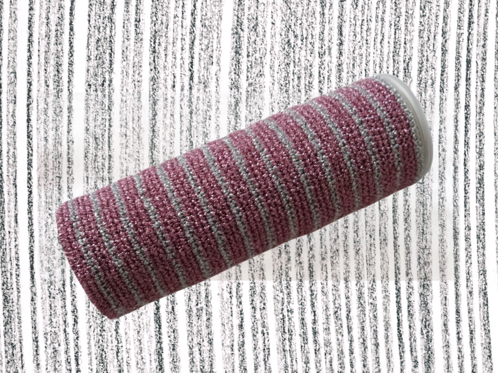 Crochet pattern for chip can cover Kirameku