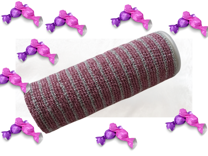 Crochet pattern for chip can cover Kirameku