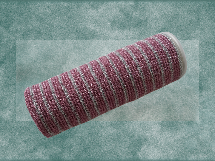 Crochet pattern for chip can cover Kirameku