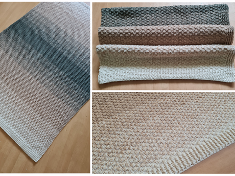 Decke "So easy" Häkelanleitung - jede Größe