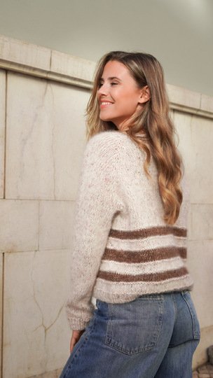 Knit a Raglan Sweater with Stripes – with Video Tutorial