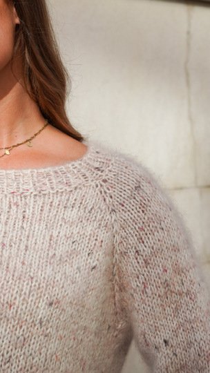 Raglan Pullover mit Streifen stricken - mit Videoanleitung