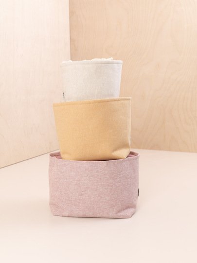 Drawstring Storage Basket Sewing Pattern – 3 Sizes