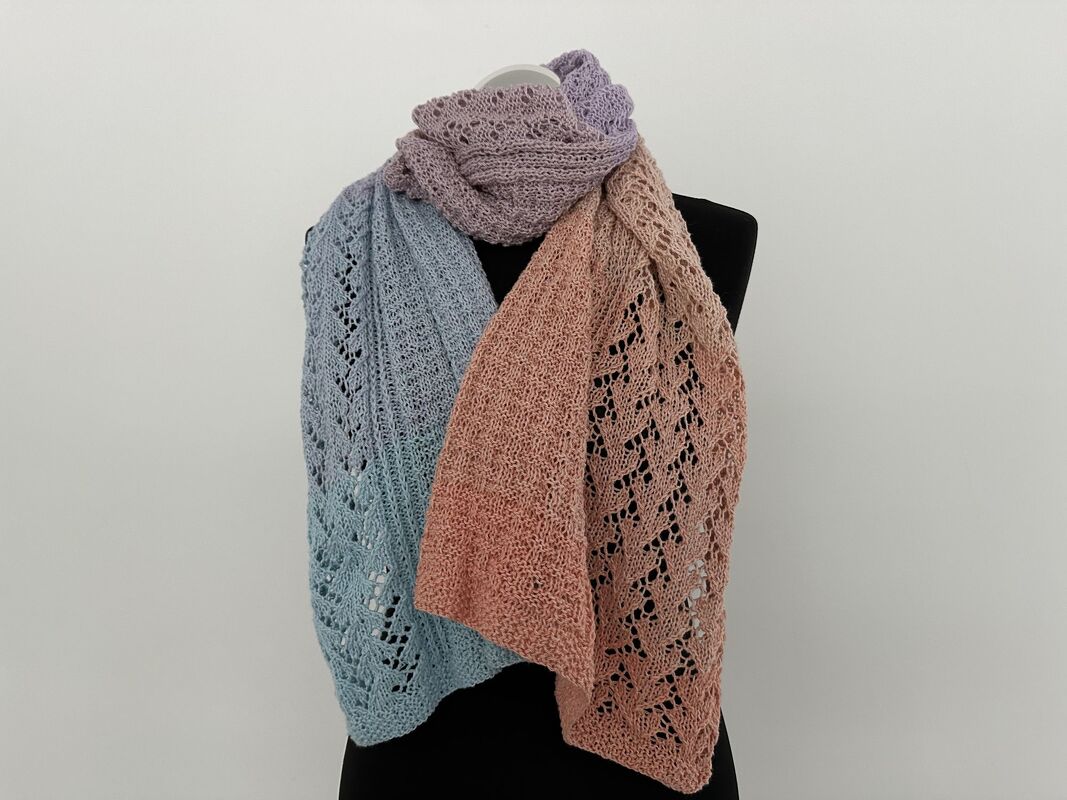 Strickanleitung - Schal "Sciarpa" - Bild 3