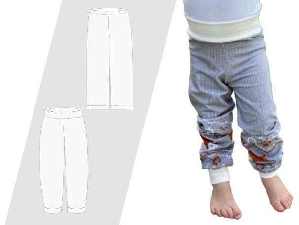 NEU!!! Schnittmuster Schlupfhose für Kinder
