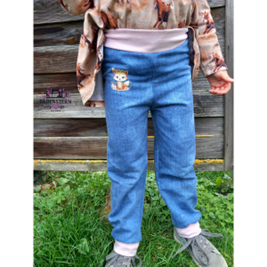 Schnittmuster Kinder Schlupfhose PDF – Kinderhose nähen 86–164