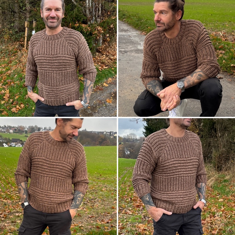 Häkelanleitung Pulli "MensOnly" - Bild 3