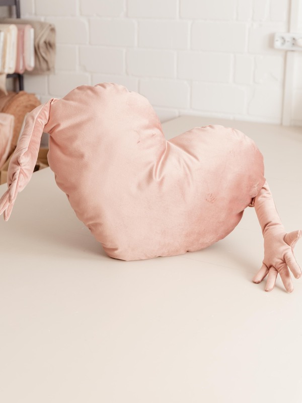 Heart Pillow with Arms – Cute Plush Cushion (Sewing Pattern)