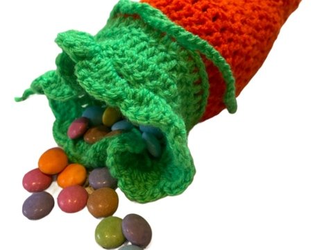 Häkelanleitung – Oster Geschenktüte „Karotte“ | DIY Ostern