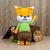 Flick the Fox Crochet Pattern – Cute Plush Fox PDF Tutorial