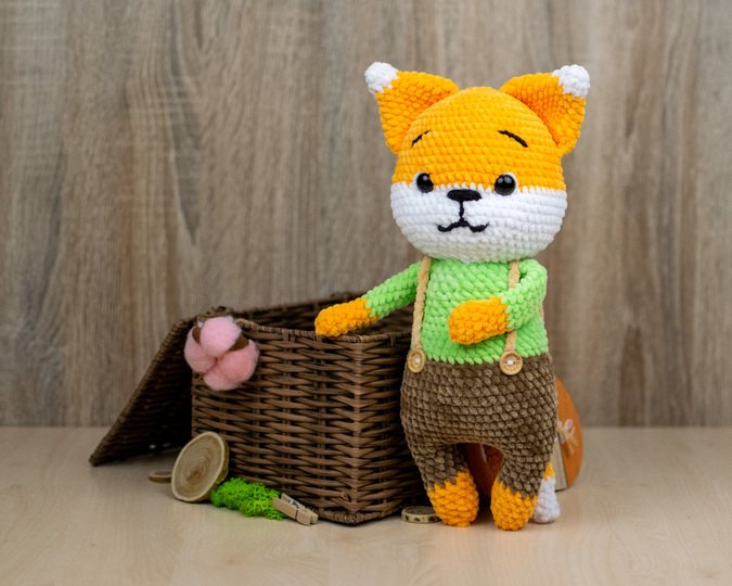 Flick the Fox Crochet Pattern – Cute Plush Fox PDF Tutorial